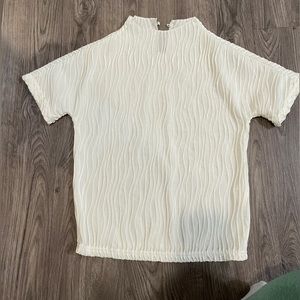 Small, business casual white top